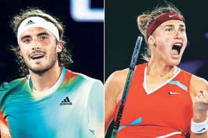 ऑस्ट्रेलियन खुली टेनिस स्पर्धा : त्सित्सिपास, सबालेंका यांचा विजयी प्रारंभ