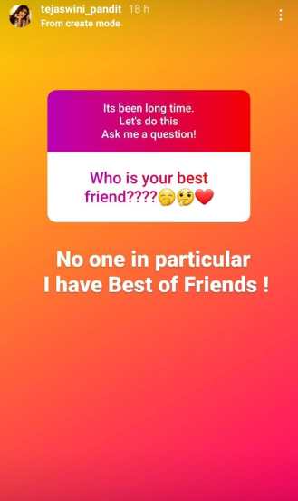 ask me a question instagram by Marathi Actress tejaswini pandit everything you want to know