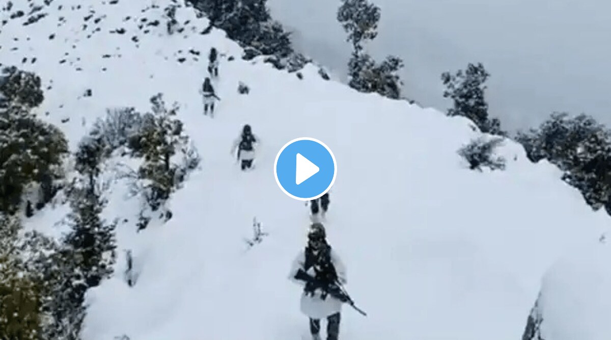 viral video of an Indian soldier