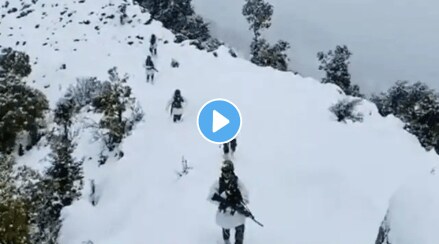 viral video of an Indian soldier