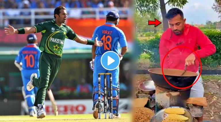 Pakistan pacer wahab riaz selling chana on the road video went viral