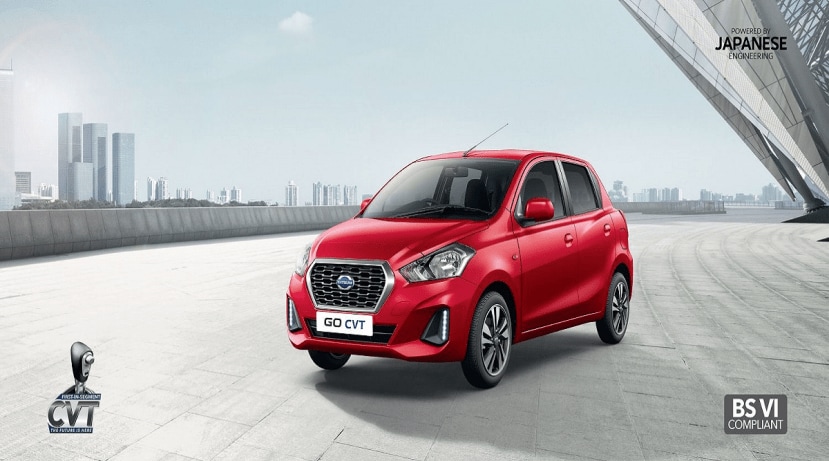 Datsun Go: ऑटोमॅटिक गिअरबॉक्स असलेली डॅटसन गो ग्राहकांच्या पसंतीस उतरत आहे. AMT पेक्षा CVT ट्रान्समिशन गीअर शिफ्ट चांगल्या प्रकारे व्यवस्थापित करते. Datsun Go ऑटोमॅटिक्सची किंमत ६.३० लाख रुपये आणि ६.५० लाख रुपये (एक्स शोरूम) दरम्यान आहे. (Photo- Datsun)