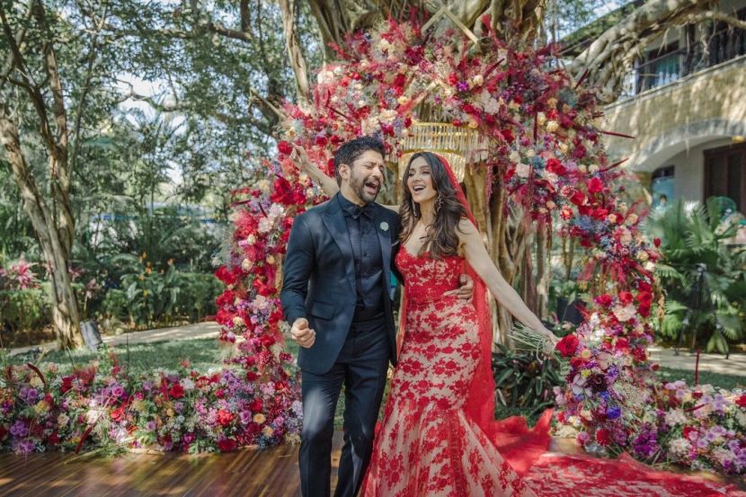 Farhan Akhtar Shibani Dandekar Wedding Photos