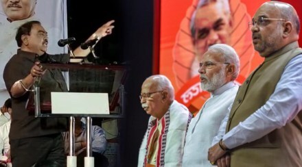Khadse on BJP
