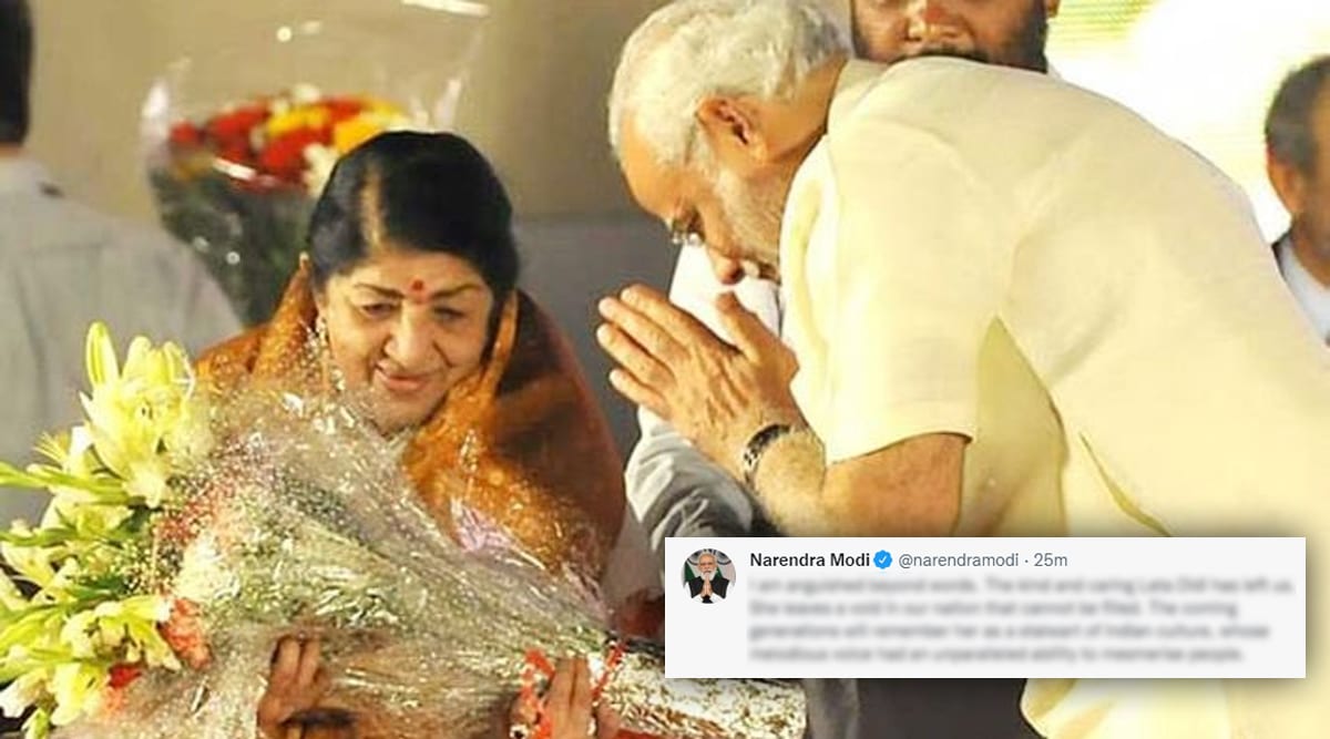 ‘मला शब्दांमध्ये व्यक्त होता येणार नाही’, पंतप्रधान मोदींनी वाहिली लतादीदींना श्रद्धांजली