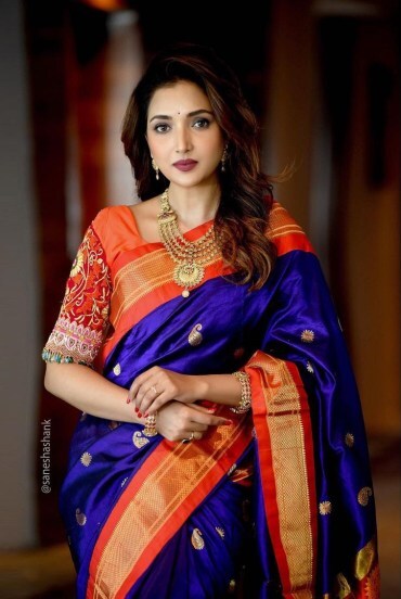 Marathi Actress Paithani Saree Real Or Fake Information