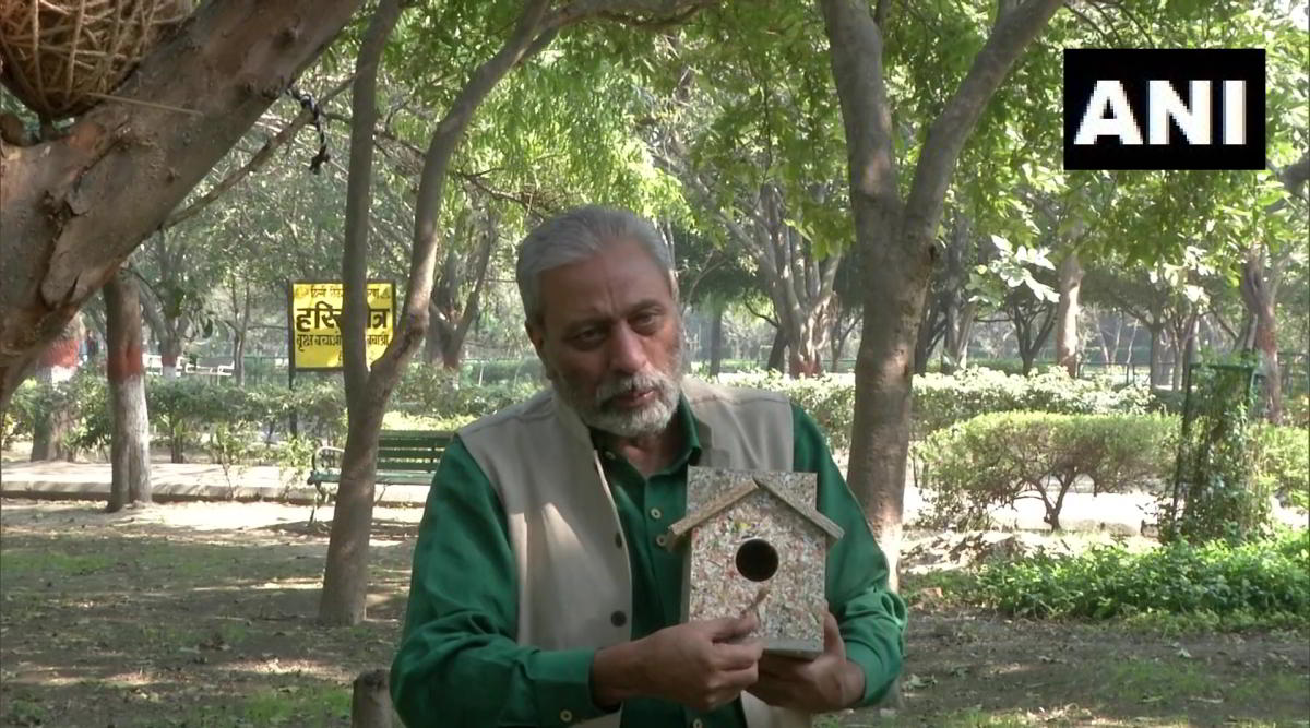 Delhi Nest Man of India Rakesh Khatri built nests for birds abn 97