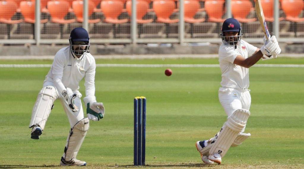 Ranji Trophy Cricket Tournament Ajinkya Rahane 36th first class century against Saurashtra