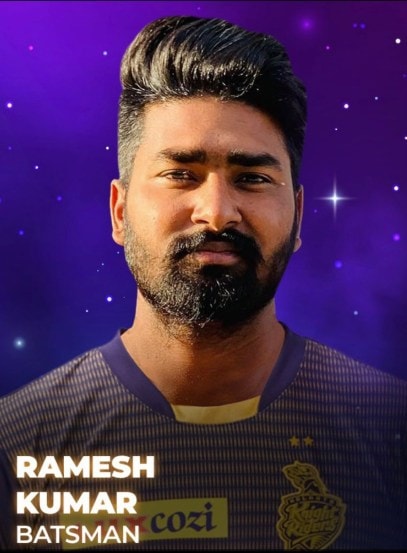 IPL 2022 Auction Who is KKR player Ramesh Kumar who known as superstar in tennis ball cricket