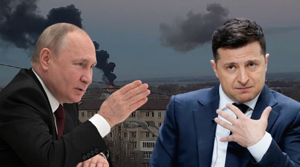 Ukrain president Volodymyr Zelenskiy on vladimir putin claim nazi