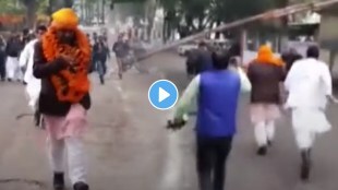 bjp minister upendra tiwari running viral video