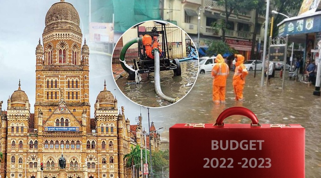 bmc budget 2022 water logging in mumbai