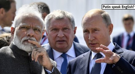 how many languages putin speaks