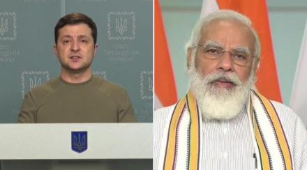 Ukrainian President Volodymyr Zelensky spoke with PM Narendra Modi
