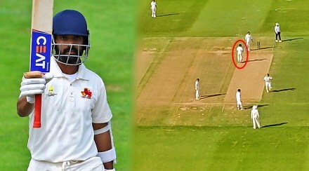 Ranji trophy 202122 ajinkya rahane scores a hundred against saurashtra
