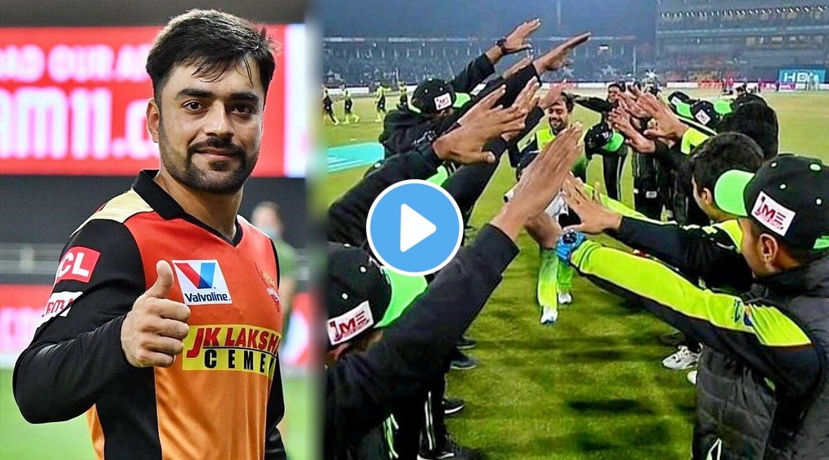 psl 2022 Rashid Khan received a Guard of Honour