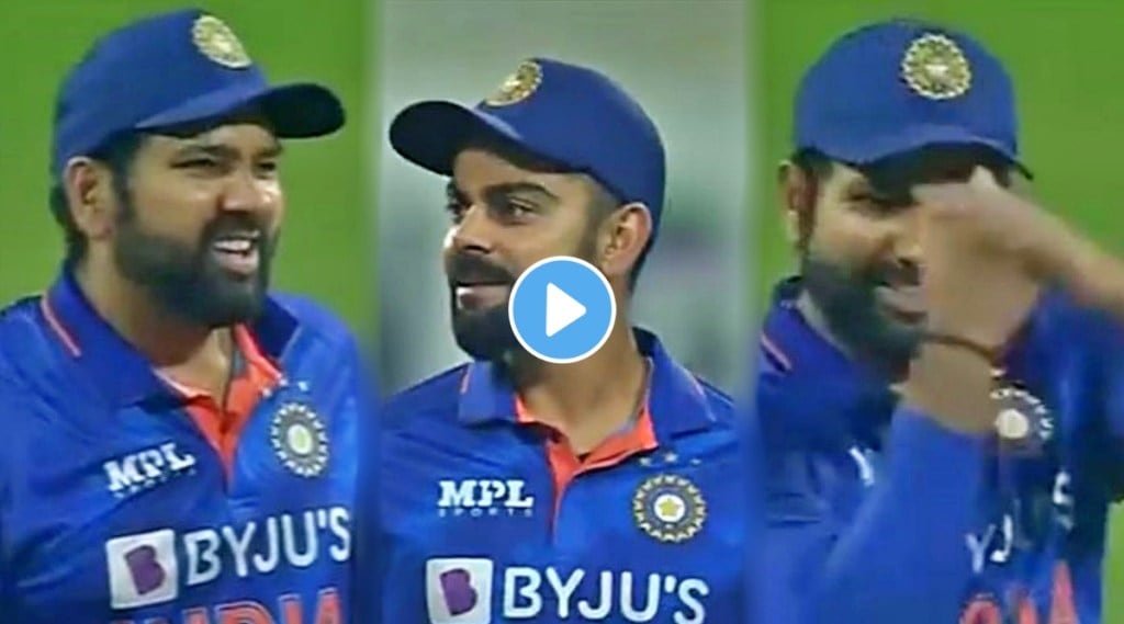 ind vs wi 1st t20 rohit sharma took review after virat kohli suggests him video viral