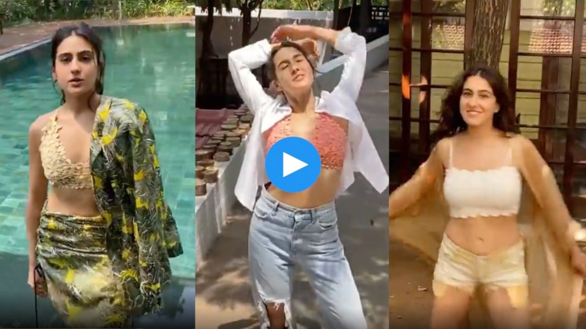 sara ali khan, sara ali khan viral video,