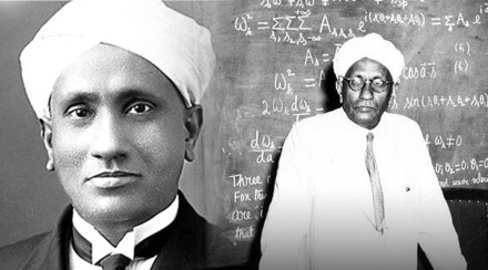 प्राध्यापक सी. व्ही. रामण यांना भौतिकशास्त्रातील त्यांच्या योगदानामुळे १९३० साली भौतिकशास्त्रातील नोबेल पारितोषिक मिळाले. (Photo : Indian Express)