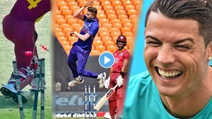 ind vs wi mohammed Siraj does cristiano ronaldos iconic SIUU celebration