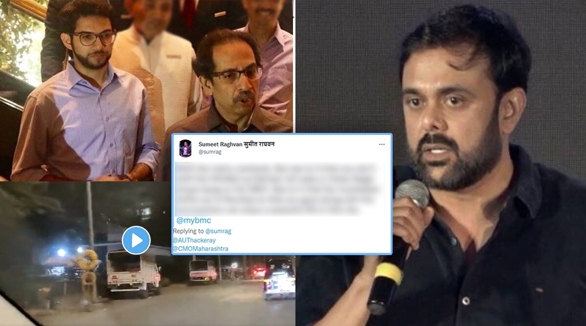sumeet raghvan, sumeet raghvan tweet, sumeet raghvan video, mumbai western express highway, illegal shops on western express highway, my bmc, aditya thackeray, maharashtra cm, cm uddhav thackeray, सुमित राघवन, सुमित राघवन ट्वीट, सुमित राघवन व्हिडीओ, आदित्य ठाकरे, मुंबई महानगर पालिका, मुख्यमंत्री उद्धव ठाकरे, सुमित राघवन ट्विटर