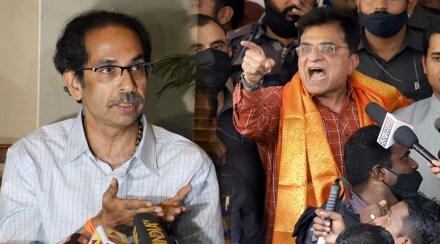 uddhav thackeray kirit somaiya