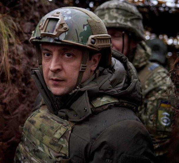 In military uniform defiant President Volodymyr Zelensky vows to defend Ukraine People called him real hero