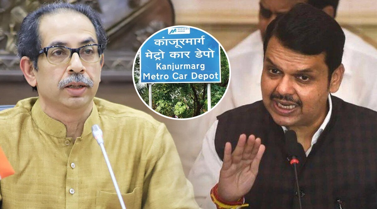 Devendra Fadnavis criticizes the government from the place of Metro car shed