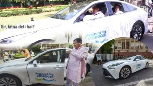 Gadkari green hydrogen powered car