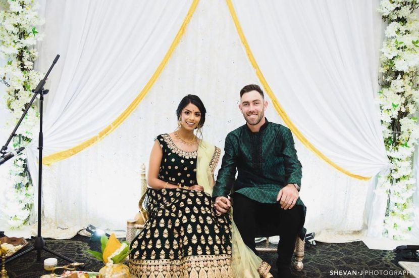 Glenn Maxwell Vini Raman Wedding Photos