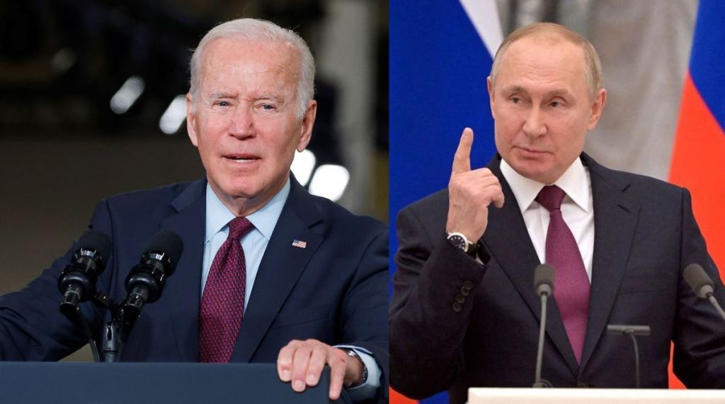 अमेरिकेचे राष्ट्राध्यक्ष जो बायडन यांनी रशियाचे राष्ट्राध्यक्ष व्लादिमिर पुतीन यांचा उल्लेख 'वॉर क्रिमिनल' असा केला आहे (File Photos: Reuters)