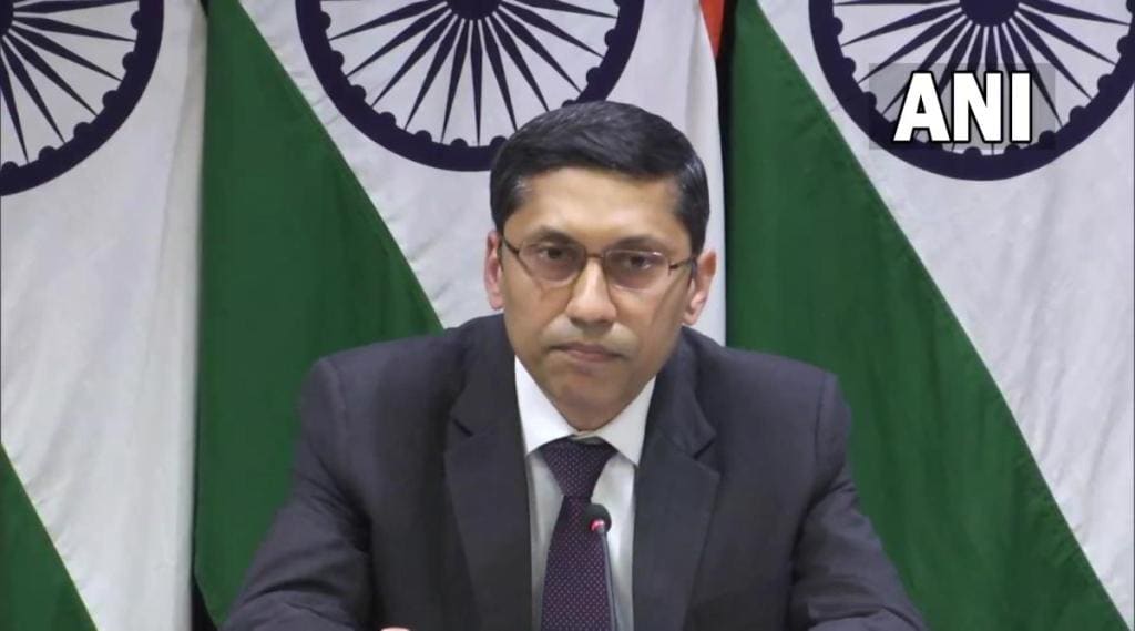 MEA spokesperson Arindam Bagchi