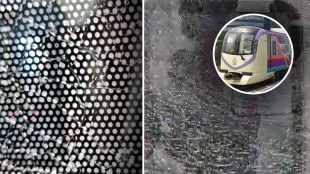 Metro glass shattered