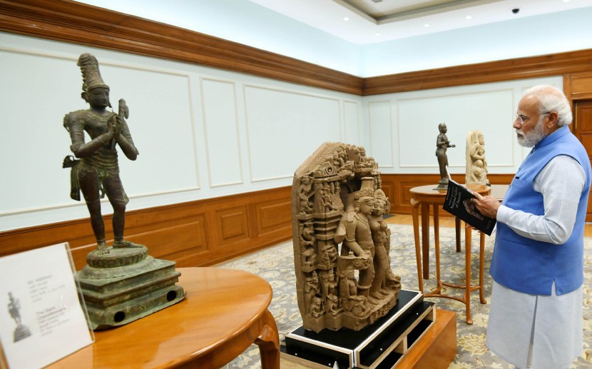 २०१३ पर्यंत केवळ १३ मूर्ती भारतात आणता आल्या होत्या, गेल्या सात वर्षांत २०० हून अधिक मौल्यवान मूर्ती भारतात आणण्यात यश आल्याचे पंतप्रधान मोदींनी सांगितले होते.
