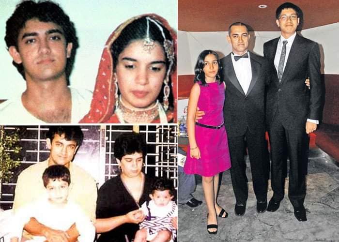 आमिर खानने १९८७ मध्ये रिना दत्ताशी लग्न केलं होतं आणि २००२ मध्ये त्यांचा घटस्फोट झाला.