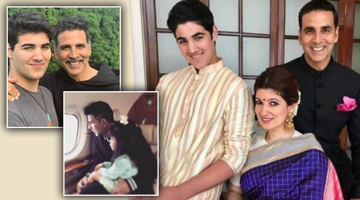 akshay kumar, akshay kumar and his children,