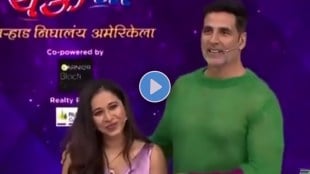 akshay kumar, shreya bugde, chala hava yeu dya, kriti senon, bachchan pandey promotion, shreya bugde instagram, श्रेया बुगडे, अक्षय कुमार, बच्चन पांडे, बच्चन पांडे प्रमोशन, श्रेया बुगडे इन्स्टाग्राम, अक्षय कुमार, कृती सेनॉन, चला हवा येऊ द्या, किचन कल्लाकार