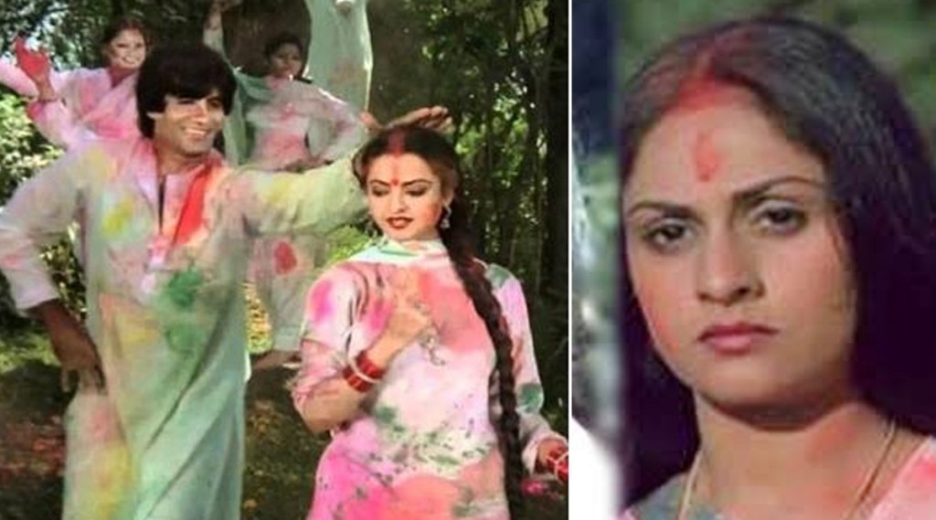 amitabh bachchan, jaya bachchan, rekha, holi 2022, amitabh bachchan rekha affair, jaya bachchan in silsila, silsila film, रेखा, अमिताभ बच्चन, जया बच्चन, सिलसिला चित्रपट, होळी २०२२, Holi, Holi 2022, Holi 2022 celebration, Holi 2022 colors, Holi colors, rang panchami, rang panchami 2022, rangpanchami colors, rang panchami home made colors, Pichkari, holi colors and skin care tips, holi colors and hair care tips, Holi 2022 celebration in maharashtra, Holi 2022 celebration photos, Holi 2022 photos,Holi 2022 colors photos, videos,Holi 2022 news marathi, rangapanchami news marathi, होळी, होळी २०२२, होळी दहन, होळी दहन २०२२, होळी दहन २०२२ पूजा विधी, होळी दहन २०२२ महत्व, होळी दहन २०२२इतिहास, होळी दहन का करतात, होळी दहन चे महत्त्व, होळी 2022 सेलिब्रेशन, होळी 2022 रंग, होळीचे रंग, रंगपंचमी, रंगपंचमी २०२२, रंगपंचमी रंग, रंगपंचमी घरगुती रंग, पिचकारी, होळीचे रंग आणि त्वचेच्या काळजीच्या टिप्स, होळीचे रंग, होळी २०२२ रंग आणि केसांची काळजी २०२२, होळी २०२२उत्सव फोटो, होळी २०२२फोटो, होळी २०२२ रंग फोटो, व्हिडिओ, होळी २०२२बातम्या मराठी, रंगपंचमी बातम्या मराठी