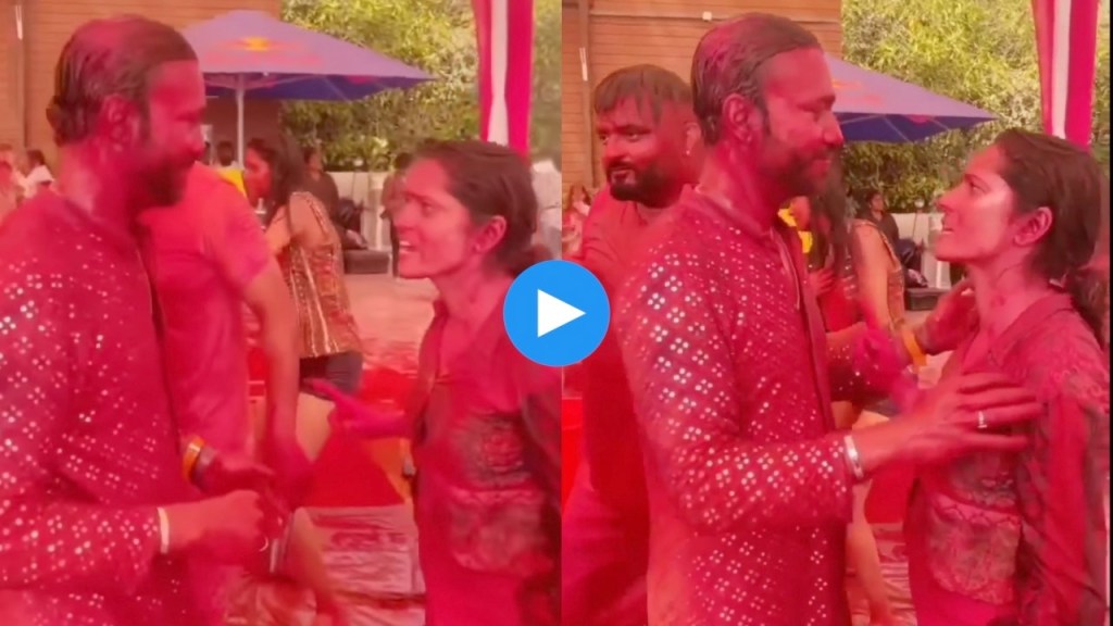 ankita lokhande, vicky jain, holi party,