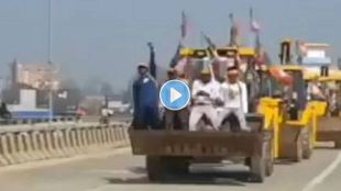 bulldozer rally yogi aditynath