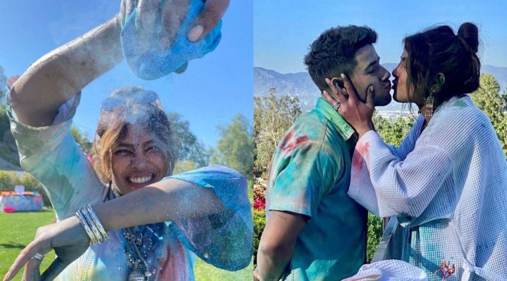 priyanka chopra, nick jonas, holi 2022, priyanka chopra holi celebration, nick jonas instagram, priyanka chopra video, प्रियांका चोप्रा, निक जोनस, होळी २०२२, प्रियांका निक व्हिडीओ, प्रियांका चोप्रा इन्स्टाग्राम, प्रियांका चोप्रा व्हिडीओ, प्रियांका चोप्रा होळी सेलिब्रेशन