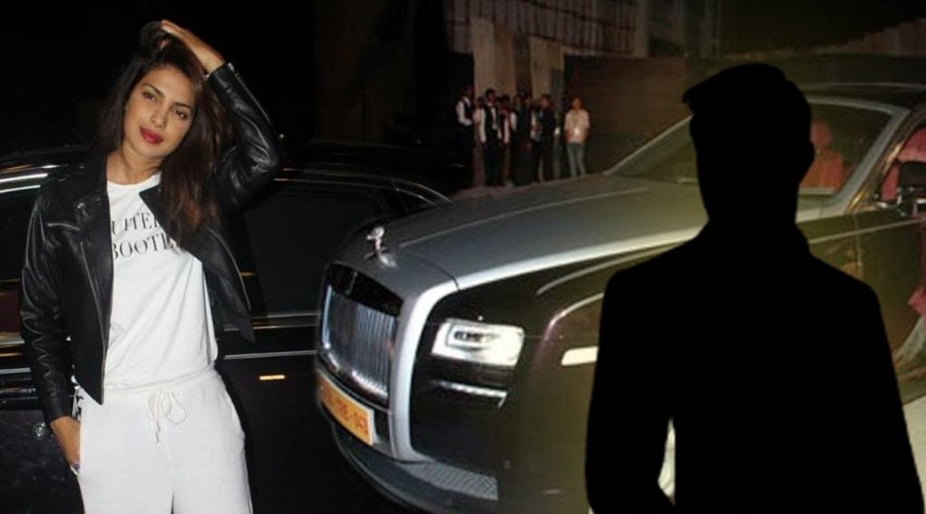 priyanka chopra, priyanka chopra rolls royce ghost car,