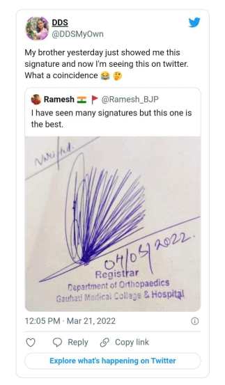 Weird Signature Photo Goes Viral Users Did Hilarious Comment On It