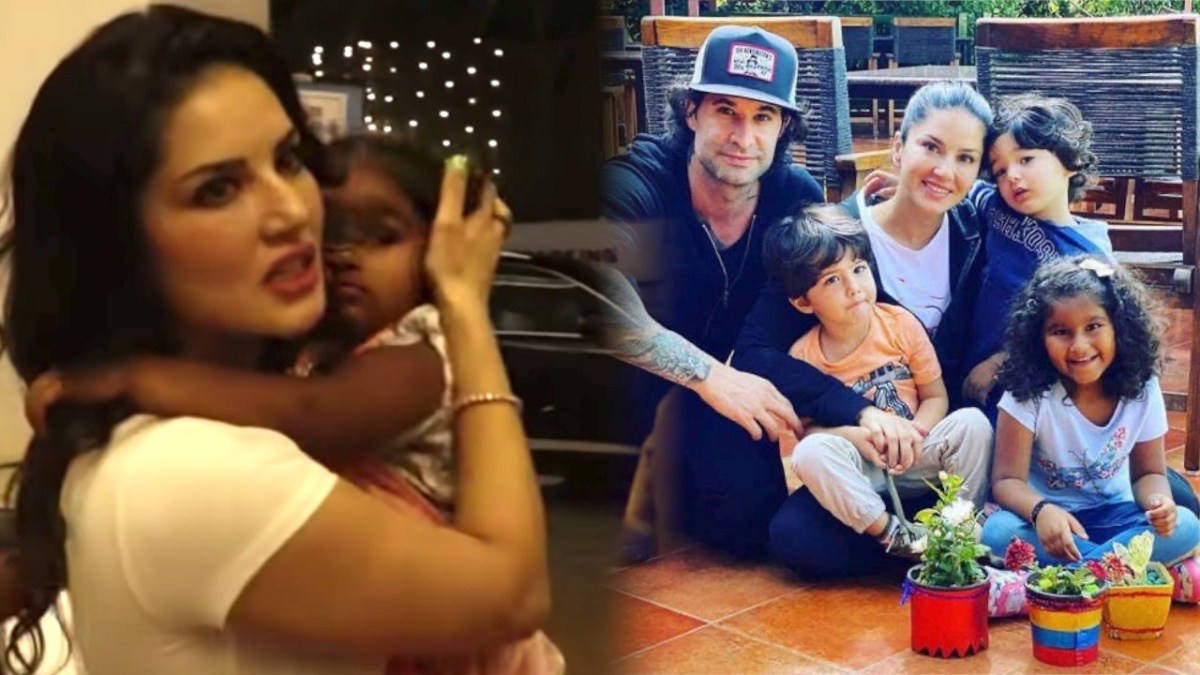 sunny leone, daniel, sunny and daniels daughter nisha,