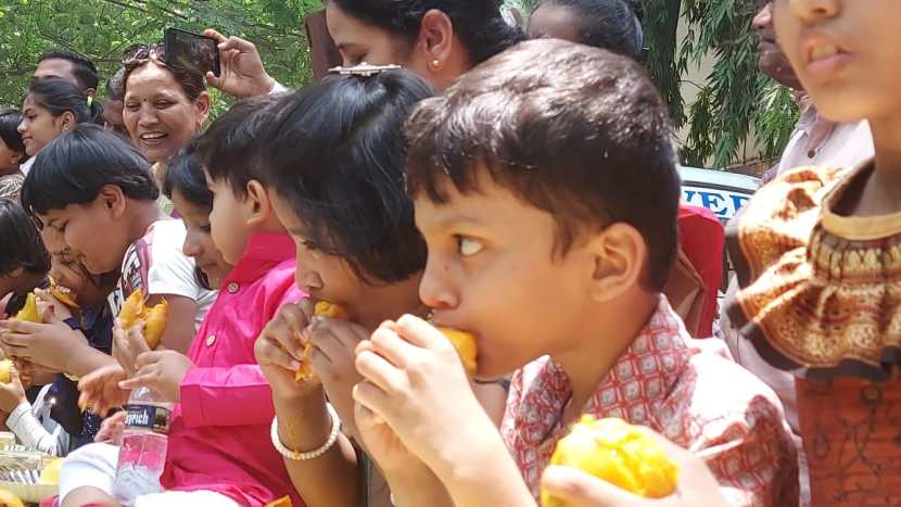 उन्हाळ्यात बच्चे कंपनी आंब्यांची आतुरतेने वाट पाहत असतात. लहानांपासून ते ज्येष्ठांपर्यंत सर्वांनाच आंबे खायला आवडत असतं.