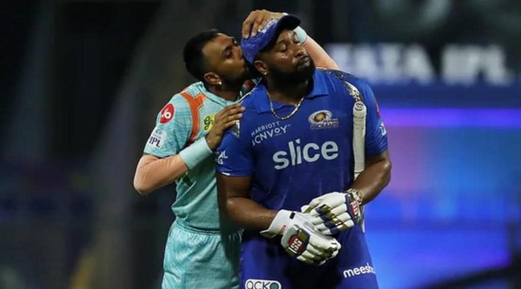 Krunal Pandya and Kieron Pollard