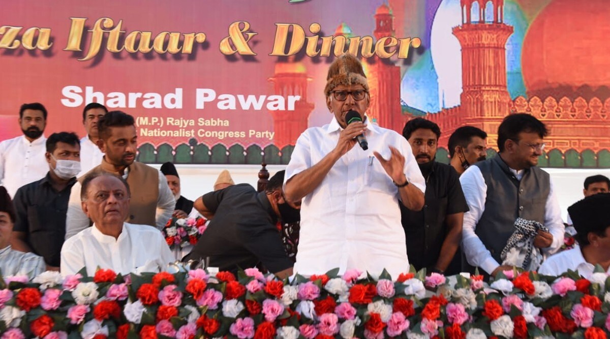 NCP organize Iftar party in Mumbai Sharad Pawar Supriya Sule And Party leaders were present