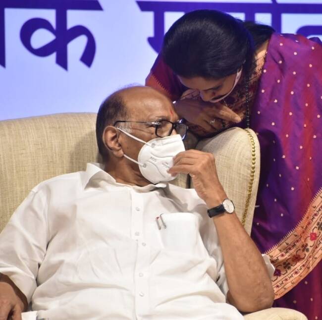 Ajit Pawar Supriya Sule Slams Raj Thackeray over his comment About Sharad Pawar