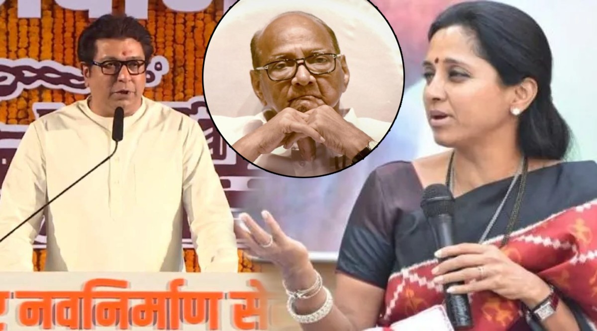Ajit Pawar Supriya Sule Slams Raj Thackeray over his comment About Sharad Pawar