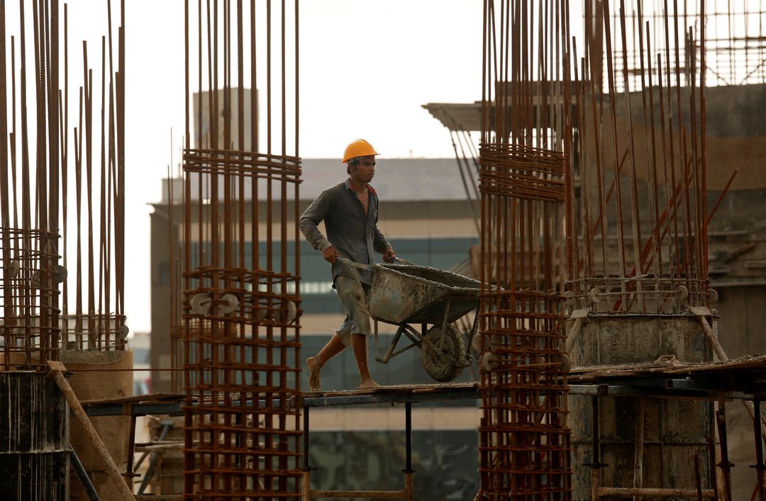 Why PM narendra modi wear White helmet during his gujarat visit know color code of helmets at construction sites